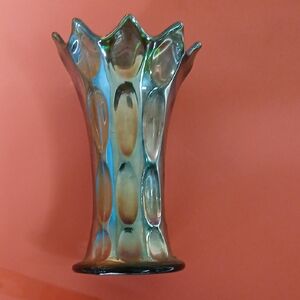 Iridescent Glass Vase